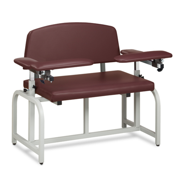 Clinton Bariatric, Blood Drawing Chair w/ Padded Arms, Desert Tan 66000B-3DT